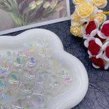 10pcs 20mm Gradual Six Petal Flower Acrylic DIY Jewelry Accessories