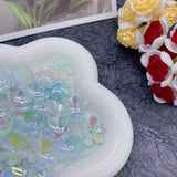 10pcs 20mm Gradual Six Petal Flower Acrylic DIY Jewelry Accessories