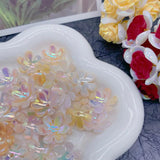 10pcs 20mm Gradual Six Petal Flower Acrylic DIY Jewelry Accessories