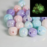 Glow Cartoon Beads for DIY Jewelry Making Phone Keychain