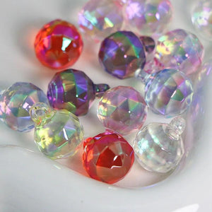 Transparent Earth Pendant Beads for DIY Jewelry Making