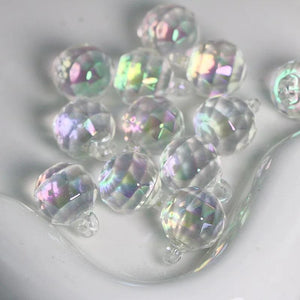 Transparent Earth Pendant Beads for DIY Jewelry Making