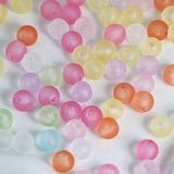 Matte Rubber Beads For DIY Jewelry Making Bracelet Necklace Earrings