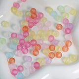 Matte Rubber Beads For DIY Jewelry Making Bracelet Necklace Earrings