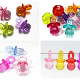 Transparent Acrylic Baby Nipple Charms - DIY Crafting Supplies