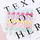 Acrylic Frosted Round Beads Loose Beads DIY Jewelry