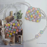 Acrylic Frosted Round Beads Loose Beads DIY Jewelry