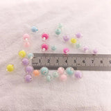 Acrylic Frosted Round Beads Loose Beads DIY Jewelry