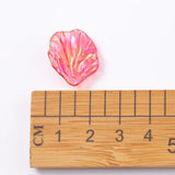 50g Transparent AB Plated Pearl Charm Beads Acrylic Cabbage Leaf Petal Pendant