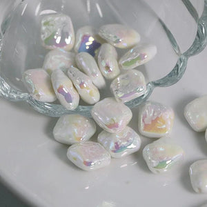 Irregular Wafer Acrylic Stones Beads DIY Jewelry Making Accessories