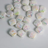 Irregular Wafer Acrylic Stones Beads DIY Jewelry Making Accessories