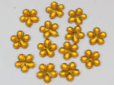 500 Acrylic Flower Rhinestone Gem 10mm Embellishments