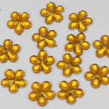 500 Acrylic Flower Rhinestone Gem 10mm Embellishments