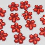500 Acrylic Flower Rhinestone Gem 10mm Embellishments