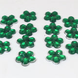 500 Acrylic Flower Rhinestone Gem 10mm Embellishments