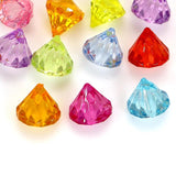 100 Mixed Transparent Acrylic Pendant Shapes DIY