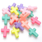 Mixed Pastel Acrylic Beads Charm Various Shape Flower Heart Kids Craft