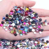 6mm Half Round Beads Acrylic Rhinestones DIY Craft