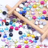 6mm Half Round Beads Acrylic Rhinestones DIY Craft