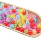 Acrylic Beads 50-200PCS 8-12MM Round for DIY Jewelry Clothing