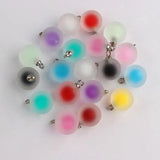 DIY 20PCS 16MM Mini Acrylic Bottles Frosted Beads Charm Pendant