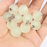 DIY 20PCS 16MM Mini Acrylic Bottles Frosted Beads Charm Pendant