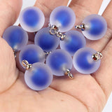 DIY 20PCS 16MM Mini Acrylic Bottles Frosted Beads Charm Pendant