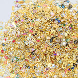 Assorted Nail Charms Alloy 3D Rhinestones Crystal Jewelry DIY Decor