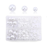 25g/box ABS Acrylic Beads Pearls Mixed Size Semi-circular Pearl