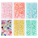 25g/box ABS Acrylic Beads Pearls Mixed Size Semi-circular Pearl