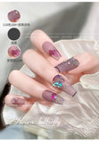 Aurora Butterfly Glass Rhinestones Nails 3D Charms