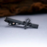 Classic Stainless Steel Saint Lily Tie Clip