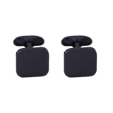 Black Cuff Links For Dark Man Individuality Wedding Party Anniversary Jewelry