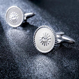 Retro Eye of Evil Cufflinks Stainless Steel Men Islamic Amulet