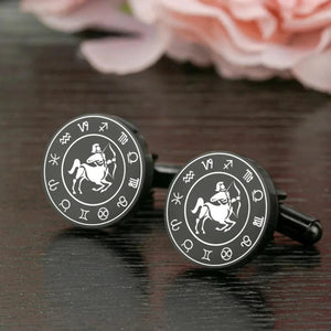 Sagittarius Stainless Steel Cufflinks Party Wedding Jewelry
