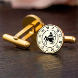 Sagittarius Stainless Steel Cufflinks Party Wedding Jewelry