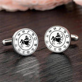 Sagittarius Stainless Steel Cufflinks Party Wedding Jewelry