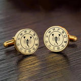 Scorpio Constellations Cufflinks Stainless Steel Men's Accessories