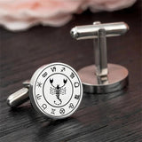Scorpio Constellations Cufflinks Stainless Steel Men's Accessories