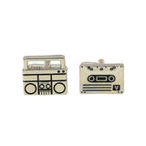 Vintage Recorder Tape Cufflinks - Music Lover Suit Shirt Button
