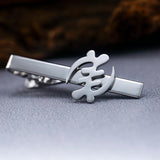 Vintage Africa Adinkra Symbol Tie Clip Classic African Ethnic Sign Amulet