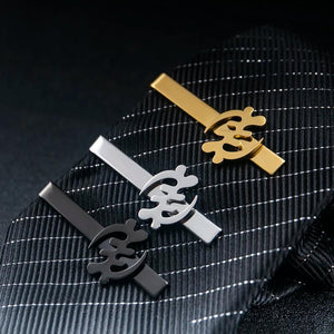 Vintage Africa Adinkra Symbol Tie Clip Classic African Ethnic Sign Amulet