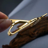 Vintage Africa Adinkra Symbol Tie Clip Classic African Ethnic Sign Amulet