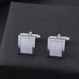 Marble Grain Square Cuff Links Enamel Cufflinks Gift