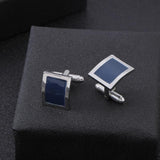 Marble Grain Square Cuff Links Enamel Cufflinks Gift