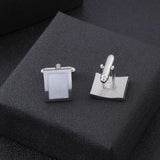 Marble Grain Square Cuff Links Enamel Cufflinks Gift