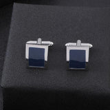 Marble Grain Square Cuff Links Enamel Cufflinks Gift