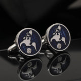2 Pcs World Map Cufflinks Compass Round Cuff Links For Men Boy Tuxedo Shirts