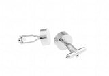 iGame Engravable Cuff Links Silver Copper Round Blank Gift