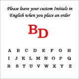 Custom Initial Letter Cufflinks Groom Wedding Jewelry Men's Fathers Gift